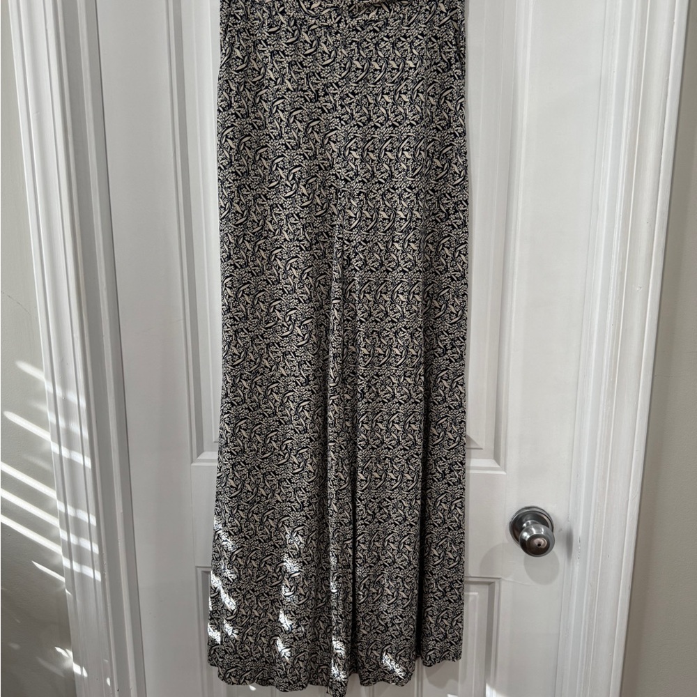 Jessica Simpson Women's Boho Floral Wide Leg Pull On Slit Pants Size XS